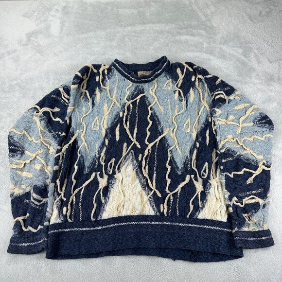 Vintage Coogi Australia Knit Classic Sweater Men's Medium - Picture 1 of 13